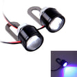 2 PCS 12V 3W  Blue Light Eagle Eyes LED Strobe Light For Motorcycle ���Wire Length: 90cm - Eagle Eye Lights by PMC TechLife | Online Shopping South Africa | PMC TechLife