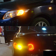 1156/BA15S 80W 1000 LM Car Auto Turn Light  Backup Light with 16  Lamps, DC 12-24V(Yellow Light)