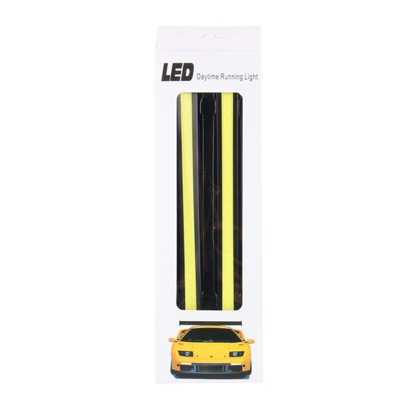 2 PCS 6W 400 LM 6000K DRL COB White Light Bar Car Light Source Water-resistant Daytime Running Lights, DC 12V