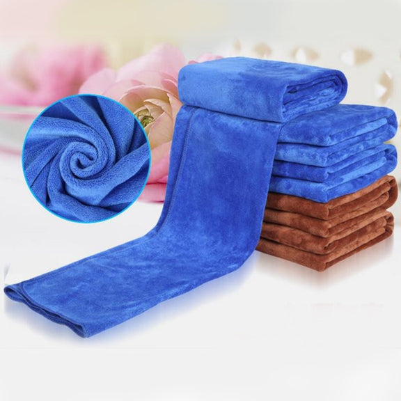 Wear Thick Velvet Cache Towels,Size���160 x 60cm,Random Color Delivery