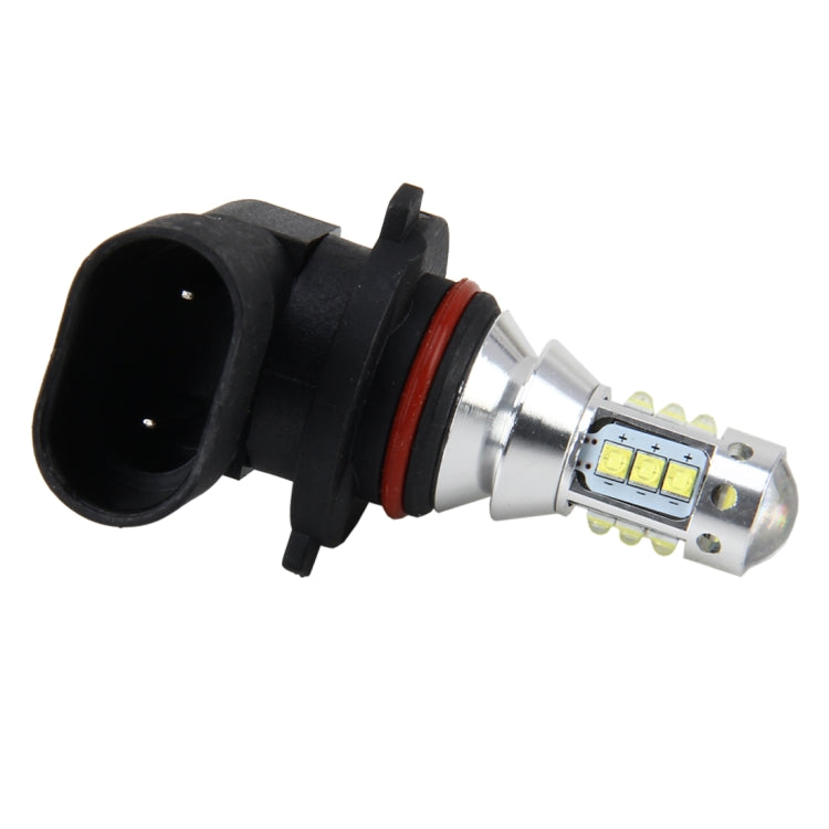9006 50W 500 LM 6000K Car Fog Light with 16 Lamps, DC 12V-24V(White Light)