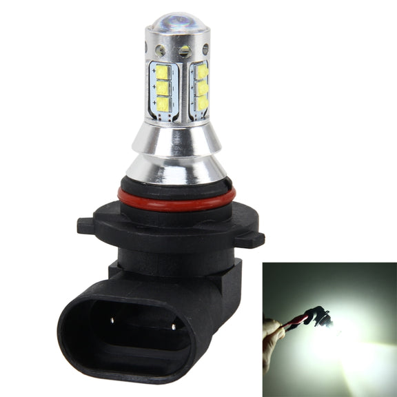 9006 50W 500 LM 6000K Car Fog Light with 16 Lamps, DC 12V-24V(White Light)
