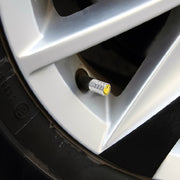 4 PCS Smile Pattern Gas Cap Mouthpiece Cover Gas Cap Tire Cap Car Motor Bicycle Tire Valve Caps