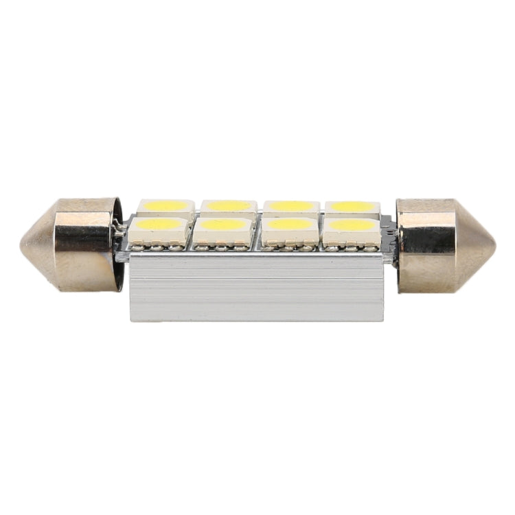 10 PCS 41mm DC12V / 2W / 7000K / 80LM 8LEDs SMD-5050 Car Reading Lamp(White Light)
