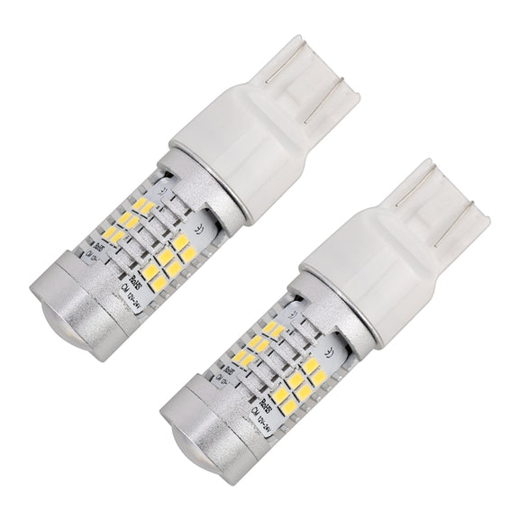 2 PCS 7443-T20-2835 10.5W 780LM 6000K 21 SMD 2835 LEDs Car Brake Light DC 12~24V(White Light)