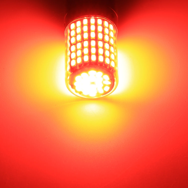 2 PCS 1156 / BAU15S DC12V / 18W / 1080LM Car Auto Turn Lights with SMD-3014 Lamps (Red Light)