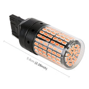 2 PCS T20 / 7440 DC12V / 18W / 1080LM Car Auto Turn Lights with SMD-3014 Lamps (Red Light)