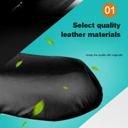 Water-resistant Motorcycle Black Leather Seat Cover Prevent Bask In Seat Scooter Cushion Protect, Size: XL, Length: 61-65cm; Width: 27-38cm