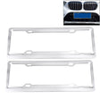 2 PCS Car License Plate Aerospace Aluminum Bracket Frame Holder Stand Mount, Size: 440mm x 140mm(Silver) - free shipping - PMC TechLife - Order now!