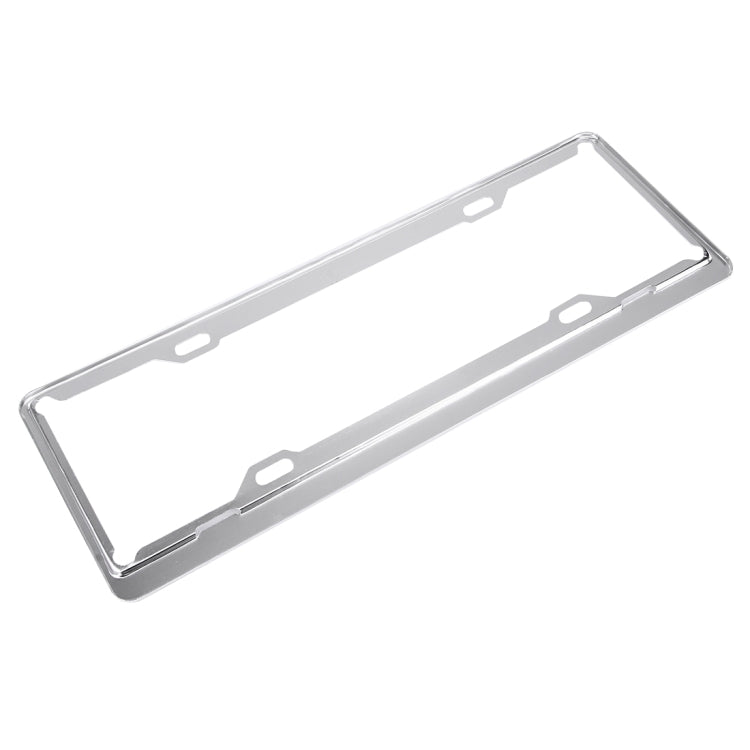 2 PCS Car License Plate Aerospace Aluminum Bracket Frame Holder Stand Mount, Size: 440mm x 140mm(Silver)
