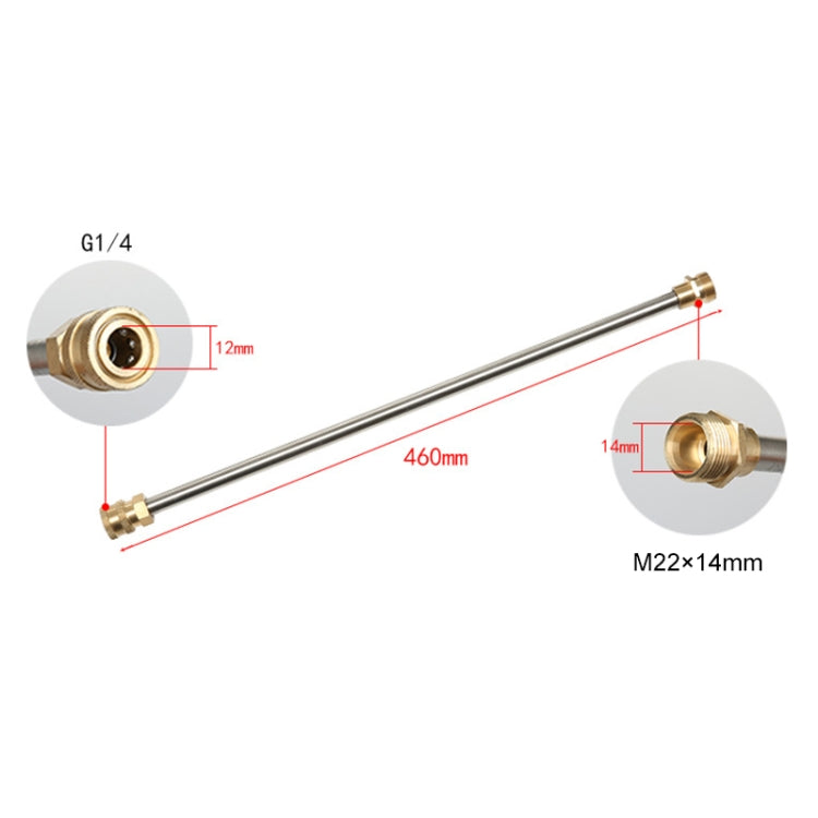 High Pressure Car Wash Gun Water Spray Jet Lance with 5 Nozzles