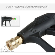 High Pressure Car Wash Foam Gun Soap Foamer Generator Water Sprayer Gun, 3/8 Quick-connect