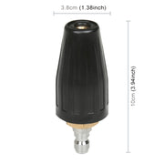 Adjustable High Pressure Washer Nozzle Tips Jet Nozzle Washer Accessories for Truck, 025(2.5GPM) / 3600PSI