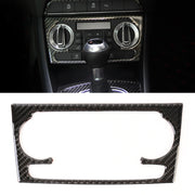 Carbon Fibre Car Air Conditioning Switch Panel Decorative Sticker for Audi Q3 2013-2018