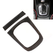 2 PCS Carbon Fibre Car Gear Panel Decorative Sticker for Audi Q3 2013-2018
