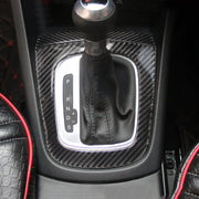 2 PCS Carbon Fibre Car Gear Panel Decorative Sticker for Audi Q3 2013-2018