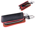 Universal Leather Roots Texture Waist Hanging Zipper Wallets Key Holder Bag (No Include Key)(Red) - Car Key Cases by PMC TechLife | Online Shopping South Africa | PMC TechLife | Buy Now Pay Later Mobicred