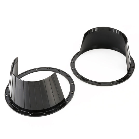 2 PCS 6.5 inch Car Auto Loudspeaker Plastic Water-resistant Cover with Protective Cushion Pad, Inner Diameter: 14.5cm