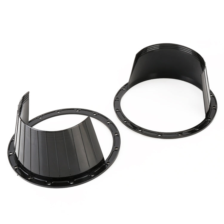 2 PCS 6.5 inch Car Auto Loudspeaker Plastic Water-resistant Cover with Protective Cushion Pad, Inner Diameter: 14.5cm
