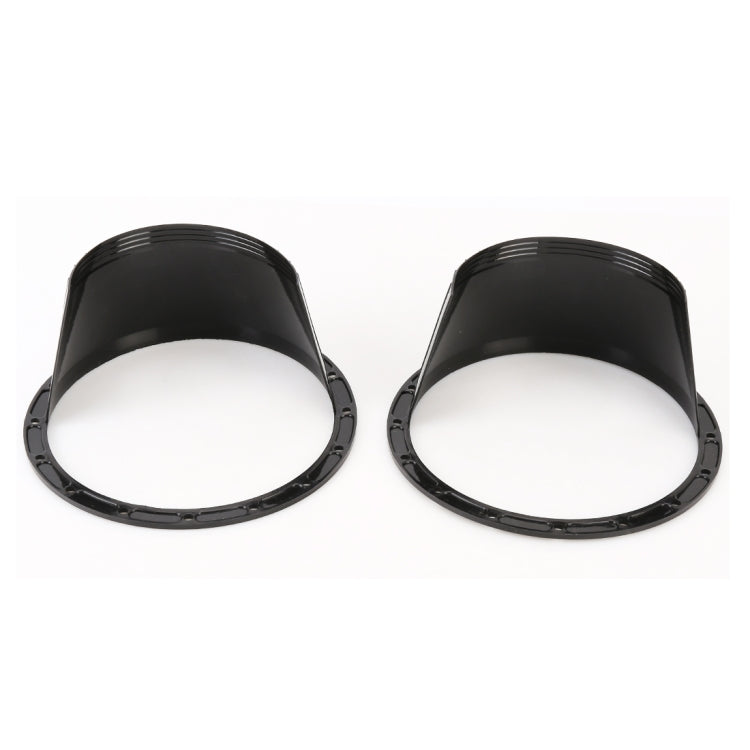 2 PCS 6.5 inch Car Auto Loudspeaker Plastic Water-resistant Cover with Protective Cushion Pad, Inner Diameter: 14.5cm