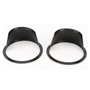 2 PCS 6.5 inch Car Auto Loudspeaker Plastic Water-resistant Cover with Protective Cushion Pad, Inner Diameter: 14.5cm