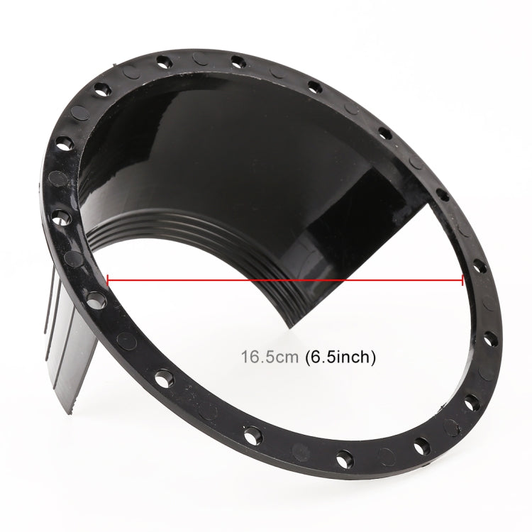 2 PCS 6.5 inch Car Auto Loudspeaker Plastic Water-resistant Cover with Protective Cushion Pad, Inner Diameter: 14.5cm