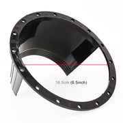 2 PCS 6.5 inch Car Auto Loudspeaker Plastic Water-resistant Cover with Protective Cushion Pad, Inner Diameter: 14.5cm