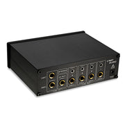 LINEPAUDIO A966 Pro Eight-channel Headphone Amplifier  Headphone Distributer Signal Amplifier(Black)