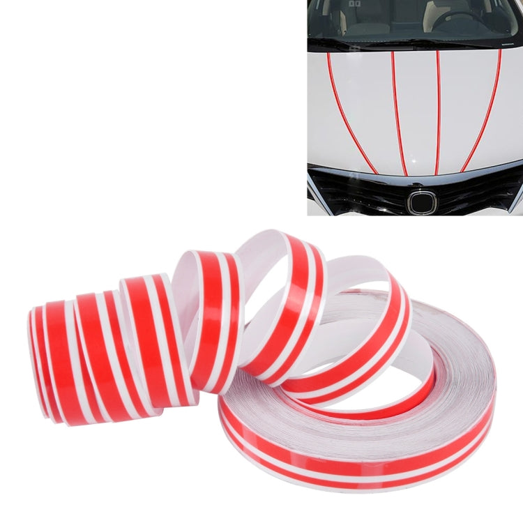12mm �� 9.8m Car Self Adhesive Decorative Stripe Tape Line(Red)