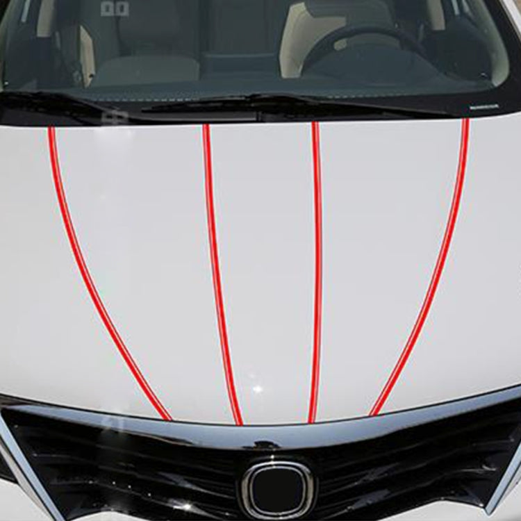 12mm �� 9.8m Car Self Adhesive Decorative Stripe Tape Line(Red)