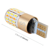 2 PCS T10 DC12V / 2.2W / 6000K / 160LM Car Auto Turn Lights / Running Lights (Turn: Yellow Light; Running: White Light)