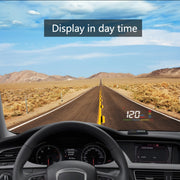 A200 OBD2 3.5 inch Vehicle-mounted Head Up Display Security System, Support Car Speed / Engine Revolving Speed Display / Water Temperature / Voltage