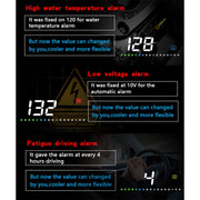 A200 OBD2 3.5 inch Vehicle-mounted Head Up Display Security System, Support Car Speed / Engine Revolving Speed Display / Water Temperature / Voltage