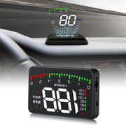 A900 OBD2 3.5 inch Vehicle-mounted Head Up Display Security System, Support Car Speed / Engine Revolving Speed Display / Water Temperature / Voltage / Driving Mileage