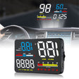 D5000 OBD2 5 inch Vehicle-mounted Head Up Display Security System, Support Car Speed / Engine Revolving Speed Display / Water Temperature / Battery Voltage / Detection and Elimination Fault Code - Head Up Display System by PMC TechLife | Online Shopping South Africa | PMC TechLife | Buy Now Pay Later Mobicred