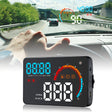D2500 OBD2+GPS 4 inch Vehicle-mounted Head Up Display Security System, Support Car Speed / Engine Revolving Speed Display / Water Temperature / Battery Voltage / Running Speed & Direction & Distance - Head Up Display System by PMC TechLife | Online Shopping South Africa | PMC TechLife | Buy Now Pay Later Mobicred