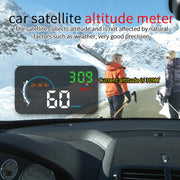 Q5 GPS 4 inch Vehicle-mounted Head Up Display Security System, Support Running Speed & Direction & Distance / Driving Kilometres /