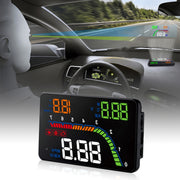 T100 OBD2 4 inch Vehicle-mounted Head Up Display Security System, Support Car Speed / Engine Revolving Speed Display / Instantaneous Fuel Consumption / Detection and Elimination Fault Code