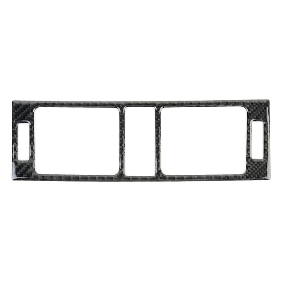 Car Dashboard Air Conditioning Frame Carbon Fiber Decorative Sticker for Mercedes-Benz W204