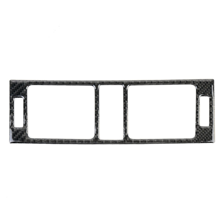 Car Dashboard Air Conditioning Frame Carbon Fiber Decorative Sticker for Mercedes-Benz W204