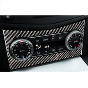 Car Air Conditioning Frame Carbon Fiber Decorative Sticker for Mercedes-Benz W204 2007-2010