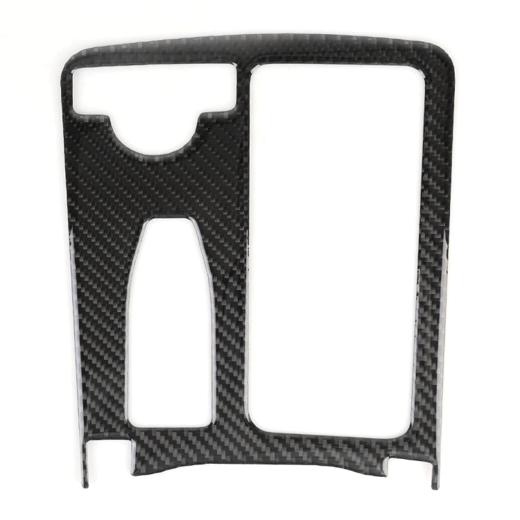 Car Left Drive Water Cup Panel Carbon Fiber Decorative Sticker for Mercedes-Benz W204