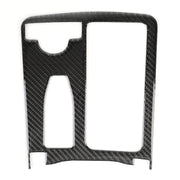 Car Left Drive Water Cup Panel Carbon Fiber Decorative Sticker for Mercedes-Benz W204