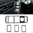 4 PCS Car Window Lift Panel Carbon Fiber Decorative Sticker for Mercedes-Benz W204 2007-2010 - Car Interior Mouldings by PMC Jewellery | Online Shopping South Africa | PMC Jewellery | Buy Now Pay Later Mobicred