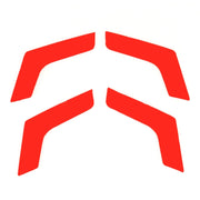 4 PCS Car Door Inner Handle Panel Carbon Fiber Decorative Sticker for Mercedes-Benz W204 2007-2013