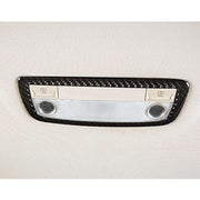 Car Rear Dome Light Panel Carbon Fiber Decorative Sticker for Mercedes-Benz W204 2007-2013