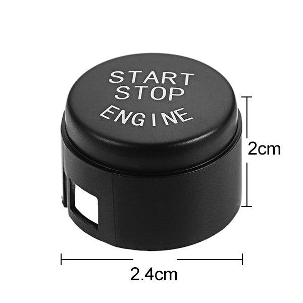 Car Start Stop Engine Button Switch Replace Cover 61319153832 for BMW 5 / 6 / 7 Series F Chassis without Start and Stop 2009-2013(Blue)