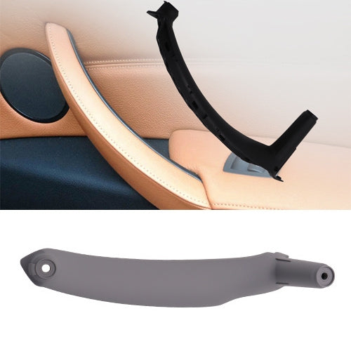 Car Interior Right Handle Inner Door Armrest Panel Pull 51416969402 for BMW X5 / X6, Left Drive(Grey)