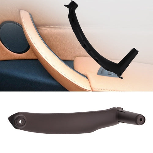 Car Interior Right Handle Inner Door Armrest Panel Pull 51416969402 for BMW X5 / X6, Left Drive(Brown)