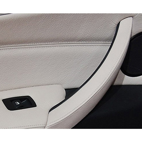 Car Interior Left Handle Inner Door Armrest Panel Pull 51416969401 for BMW X5 / X6, Left Drive(Grey)
